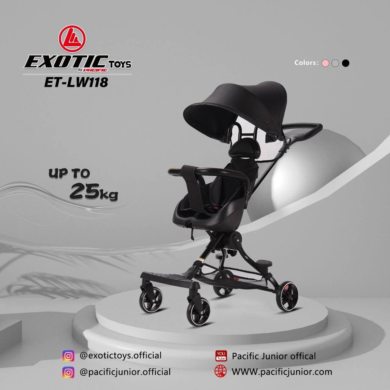 Magic Stroller Kereta Dorong Anak Exotic LW 118 Bisa Bolak Balik
