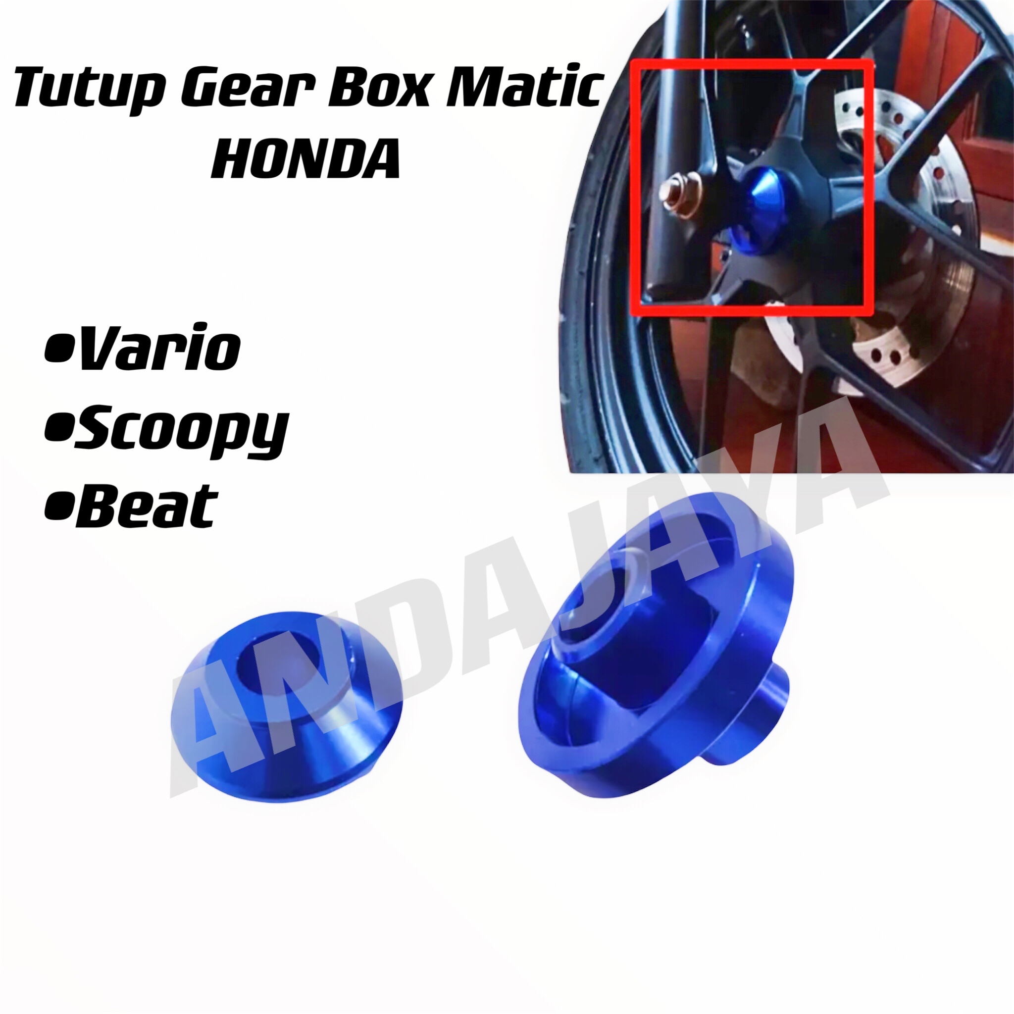 Tutup Gear Box HONDA Matic Beat Vario Scoopy Tersedia 3 Pilihan Warna