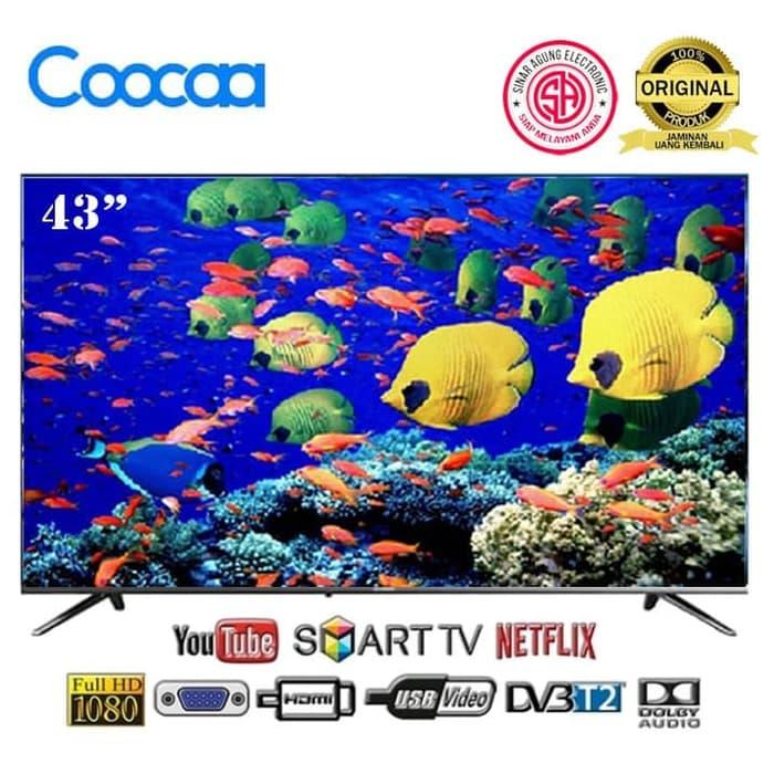 COOCAA LED 43 inc smart tv digital full hd 43TB5000 (100% ORI)