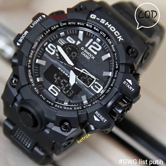Jam tangan sport pria CASIO g shock_GS 1000 NEW dual time limited edision SUPER PREMIUM_BAYAR DI TEMPAT/COD BERLAKU