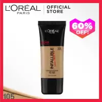 L'Oreal Paris Infallible Pro Matte Liquid Foundation - 105 Natural Beige by L'