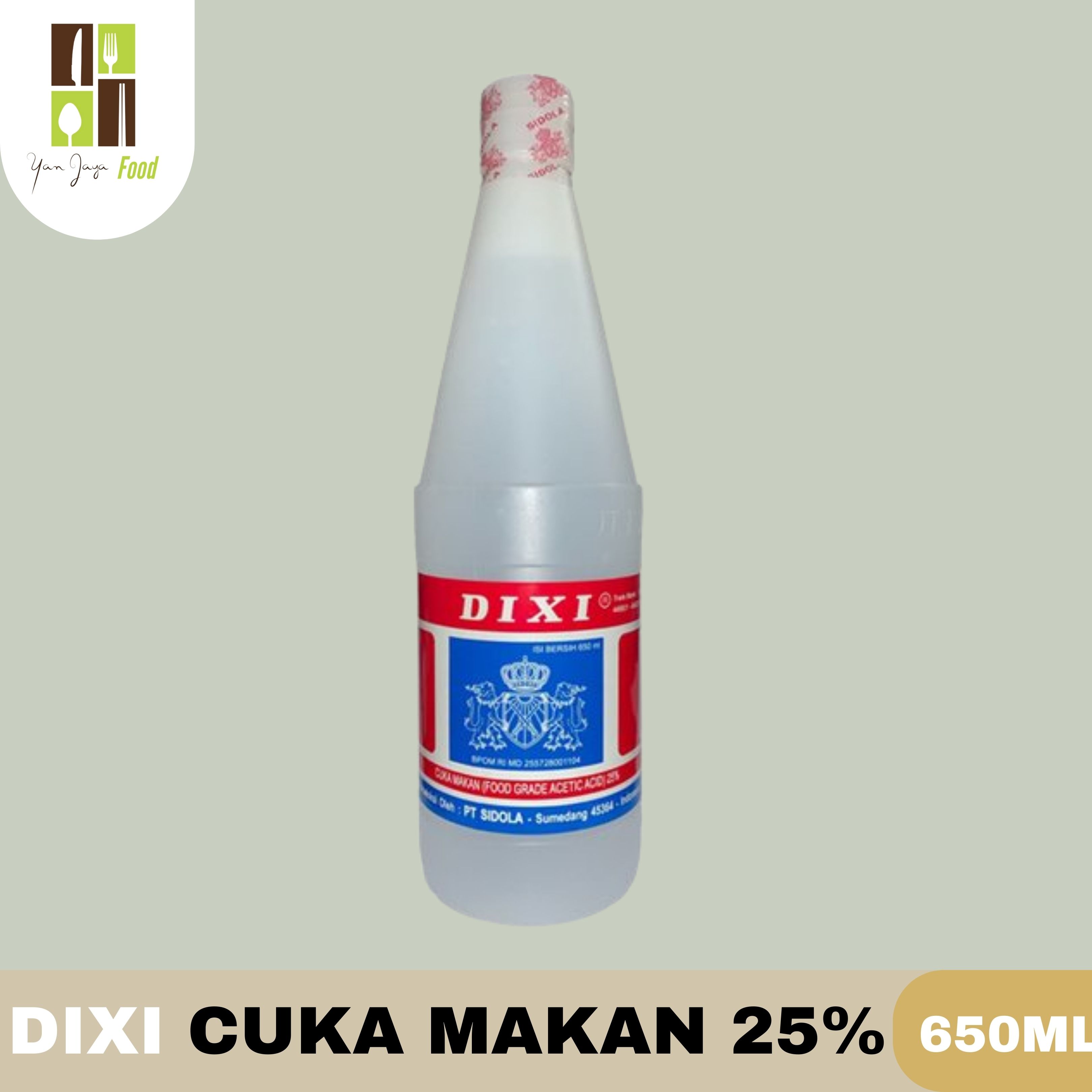 Dixi Cuka Makan Cuka Dixi 25 Kemasan Botol Besar 650ml Lazada