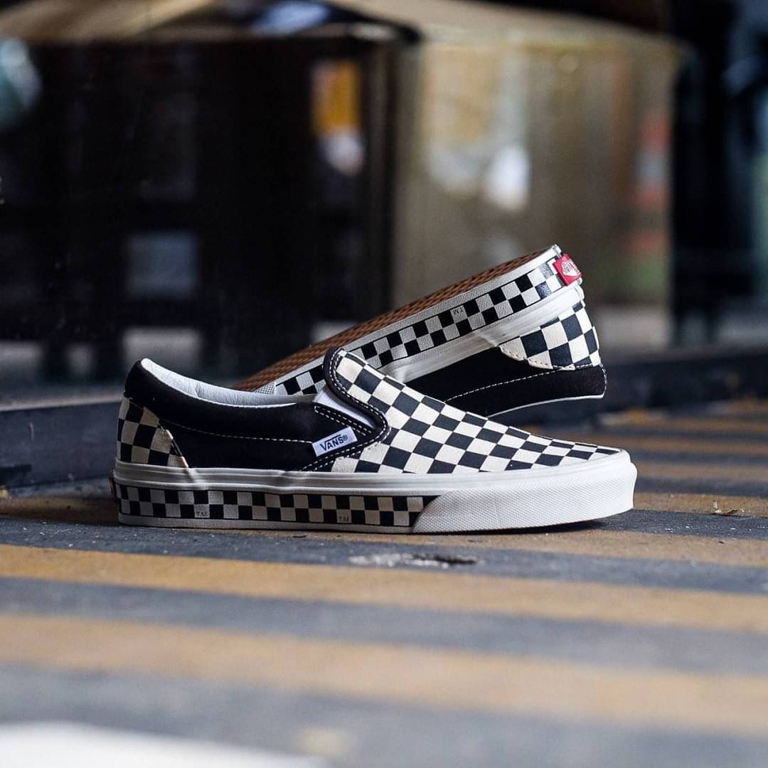 Vans slip on hot sale nextor checkerboard