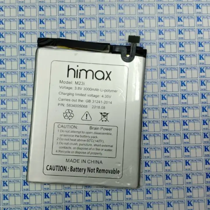 Batt Baterai Batre Battery Himax M23i H3 Plus Ori Lazada Indonesia
