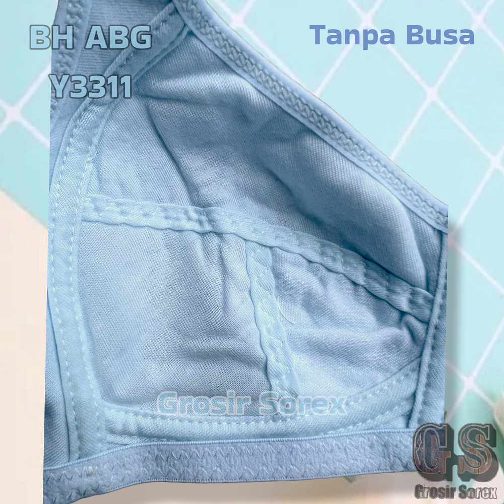 Sorex Young Y3311 Bra remaja tanpa Busa Tanpa Kawat Step 3 bahan katun size  32-36 kait 2