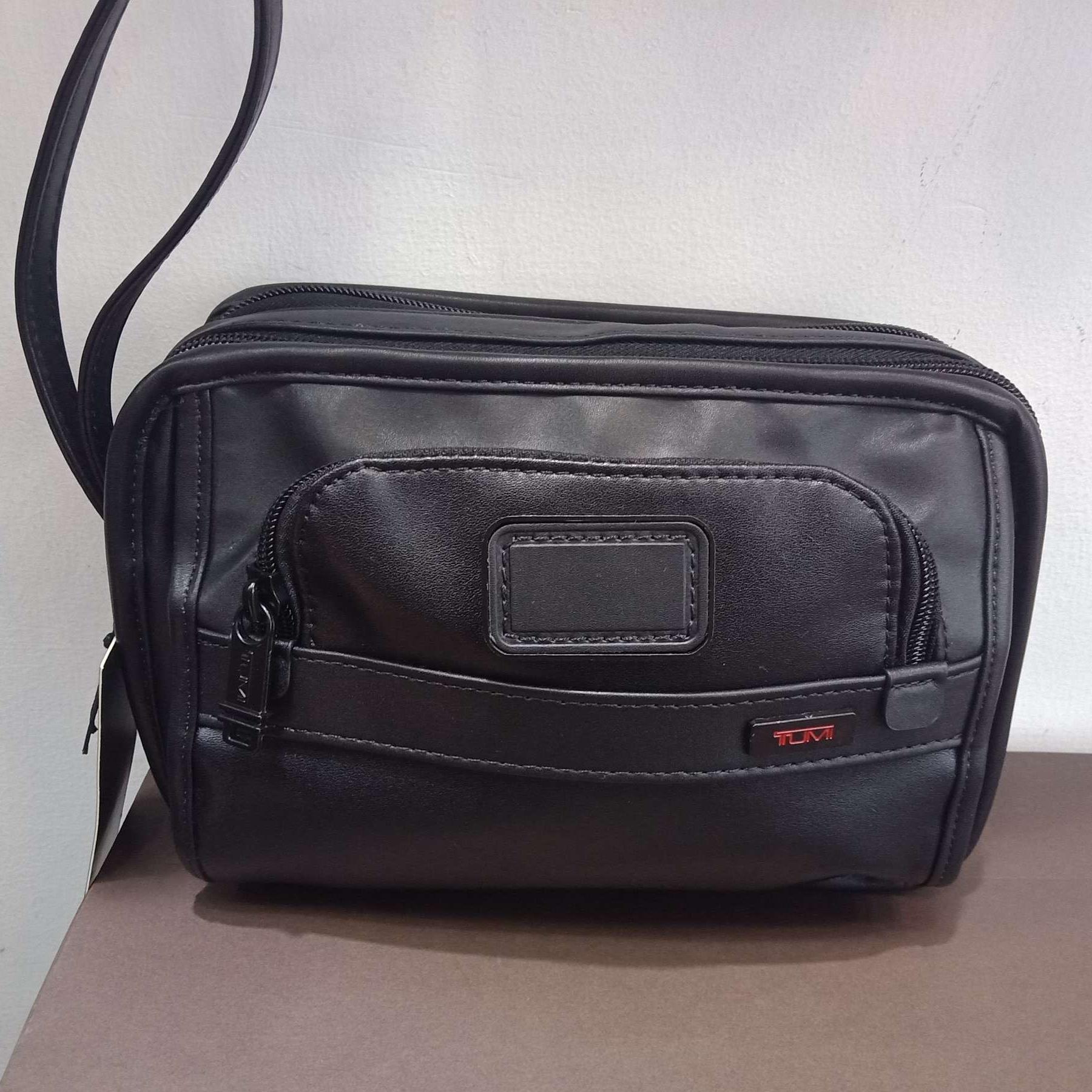 Dompet tas tangan handbag tumi full kulit kualitas mirror