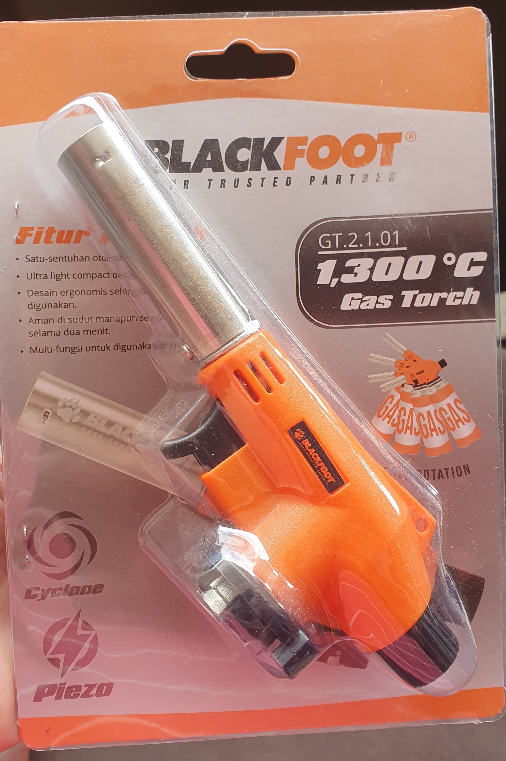 Gas Torch Blackfoot Pematik Gas Api BBQ Keju Blow Torch Alat Las Bakar