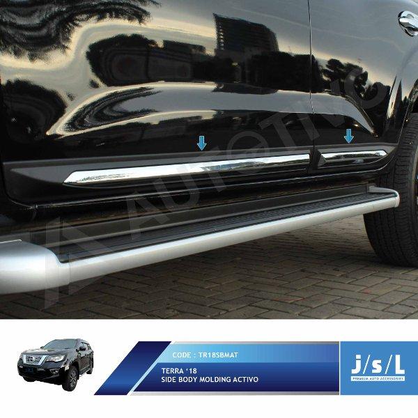 JSL Lis Body Samping Nissan Terra 2018 Side Body Molding Activo