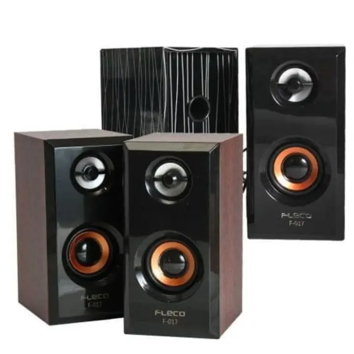 Sepasang Speaker FLECO F-017 / Speaker hp/Komputer F017 EXTRA POWER SOUND
