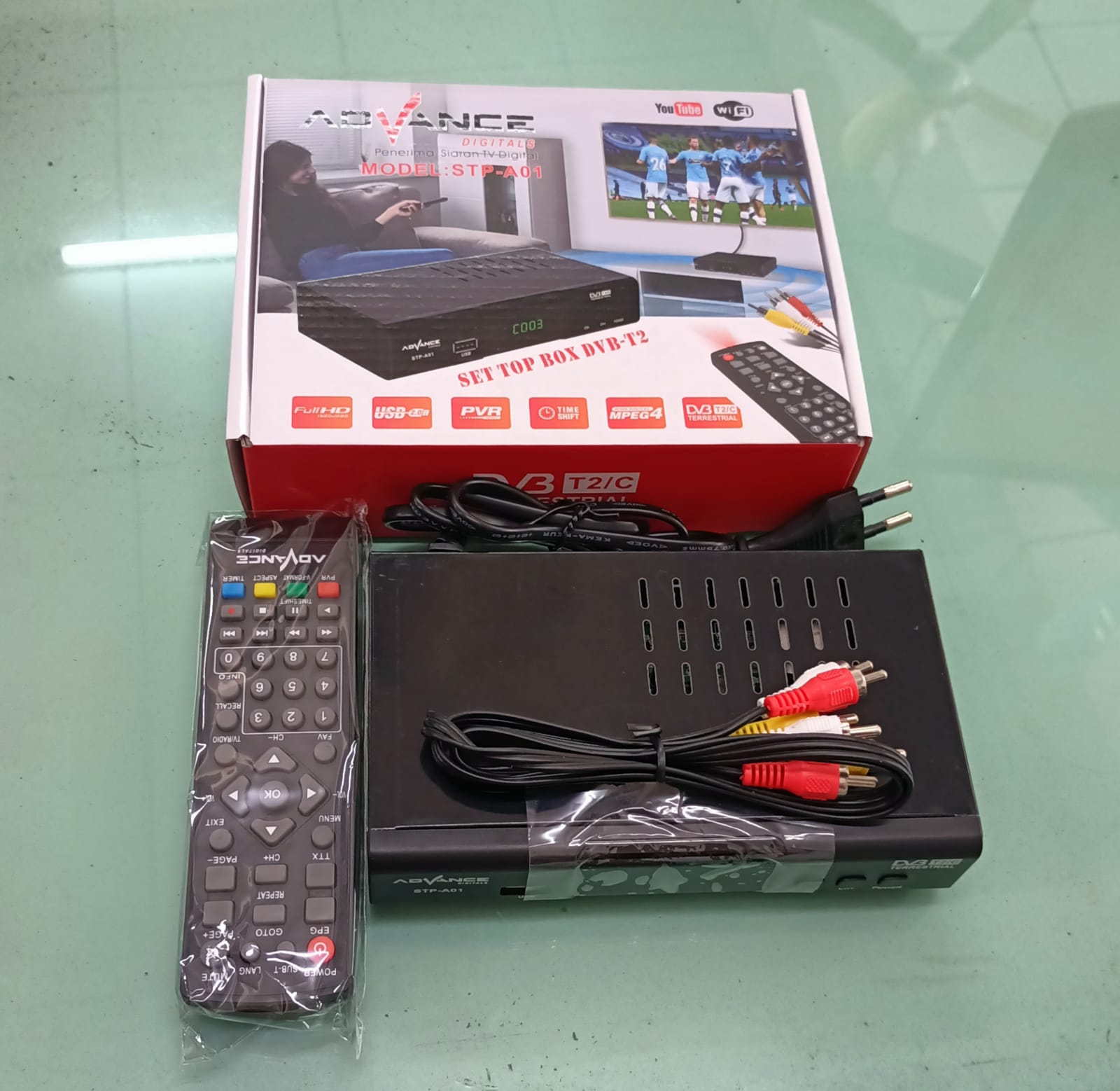 STB/Set Top Box TV digital/ SET TOP BOX ADVANCE/PENERIMA SIGNAL DIGITAL