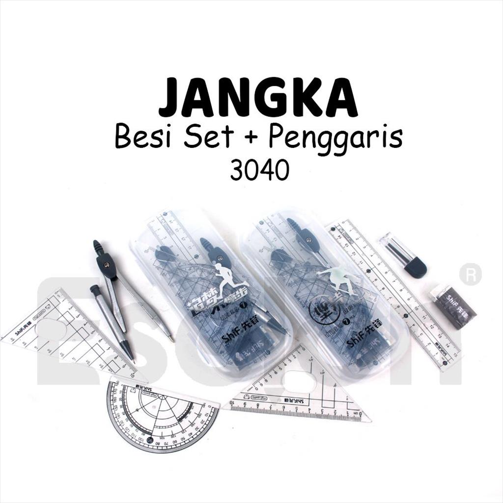 Jangka Penggaris Set Office Jangka Set Lazada Indonesia