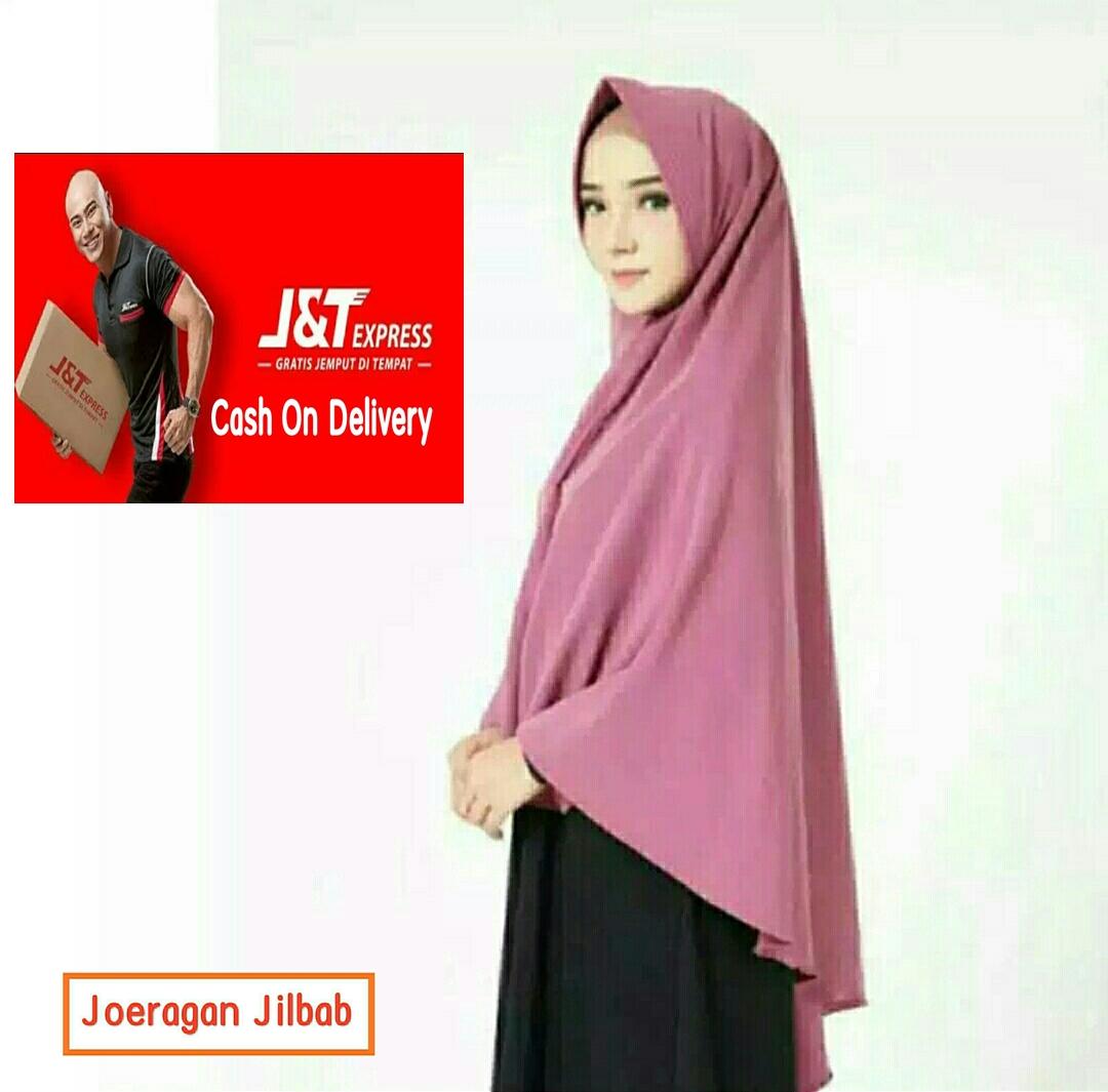 Jilbab Instan Khimar Jumbo Pinguin 75 X 100