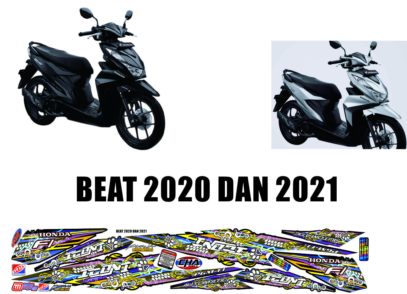 Jual Variasi Honda Beat Deluxe 2021 Terlengkap  Lazada