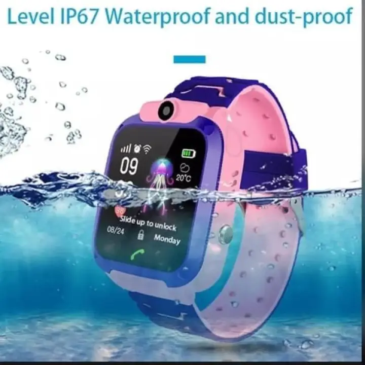 Free Jam Digital Cod Q12 No Waterproof Tidak Anti Air Smartwatch Kids Imo Charger Usb Jam