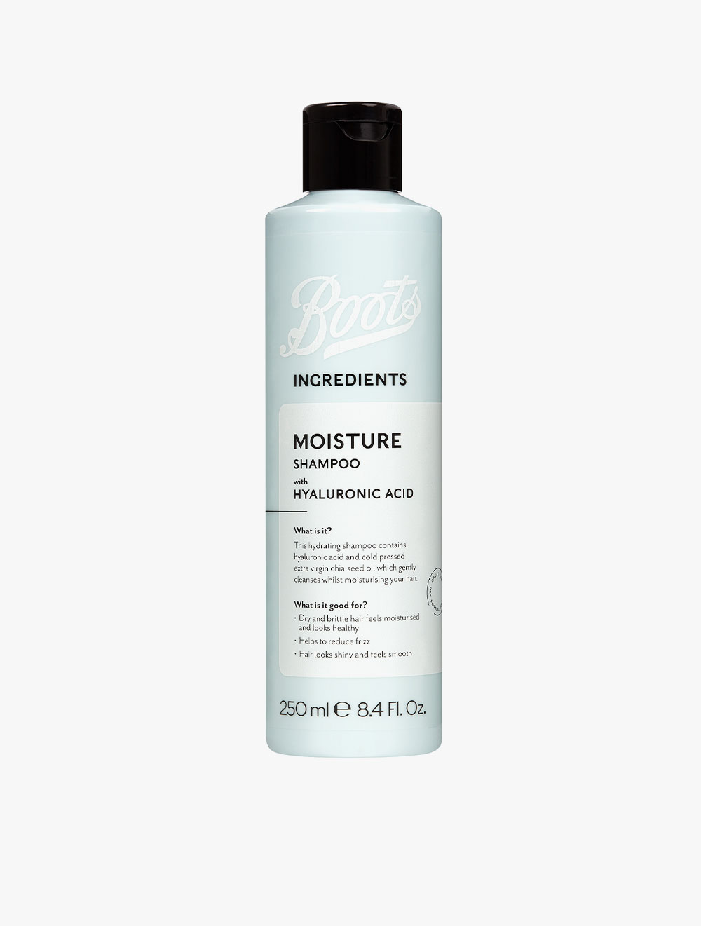 BOOTS INGREDIENTS MOISTURE SHAMPOO WITH HYALURONIC ACID 250 ML Lazada Indonesia