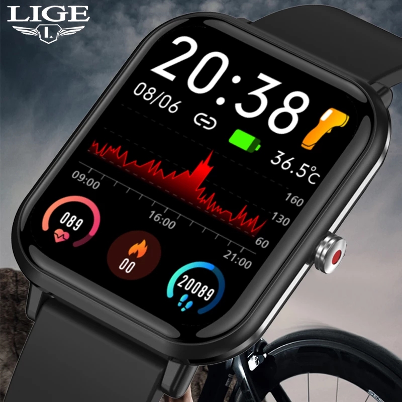 LIGE BW0189A 2021 Touch Screen - Steel band - Luxury - Bluetooth - Smart  Watch - Waterproof - Sport – Pälymorf