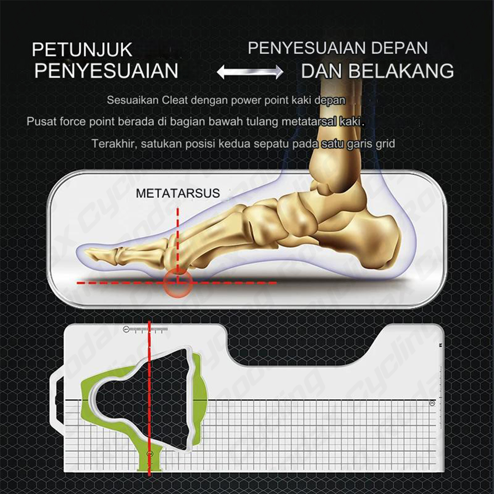 Alat Fitting Sepatu Cleat Roadbike MTB Cleat Adjustment Tool