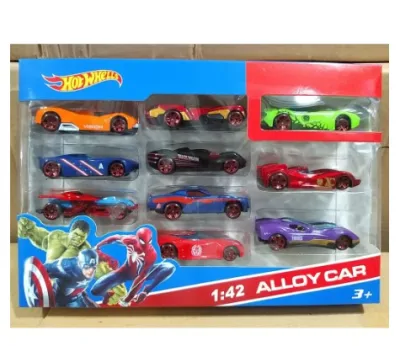 Mainan Mobil Hotwheel Car Alloy Isi 10 Pcs