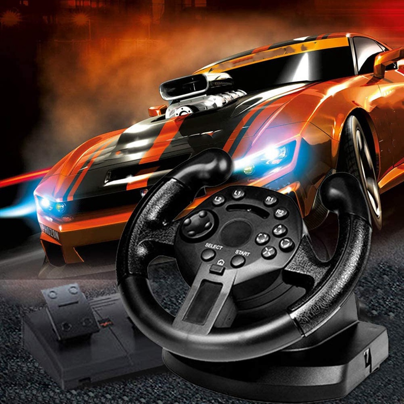 Game Racing Steering Wheel for Ps3/Pc Steering Wheel Vibration Joysticks Remote Controller Imulated Driving Controller