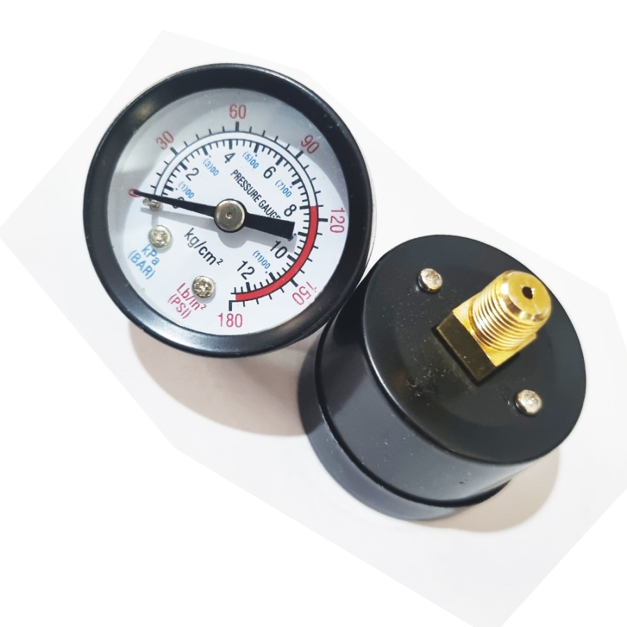 Manometer Pressure Gauge kentaro 12 Bar Pengukur Tekanan Angin Meter