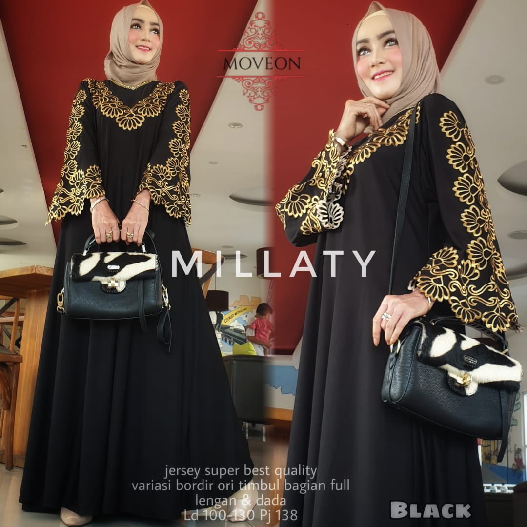 Millaty Maxy Baju Gamis Jumbo Xl Xxl Xxxl Murah Bagus Terbaru 2020 Syari Modern Baju Pesta Wanita Mewah Elegan Busana Muslim Wanita Berhijab Cod Lazada Indonesia