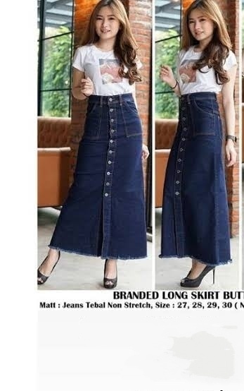 Sikajuik Style Rok Levis Cewek Impor Rok Jeans Wanita Terbaru Rok Levis Cewek Impor Rok Span Fashion Kancing Full Depan Panjang Lazada Indonesia