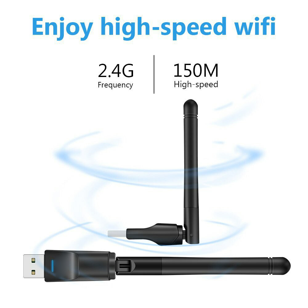 USB Dongle Wifi Wireless Set Top Box TV Box Adapter Receiver Komputer