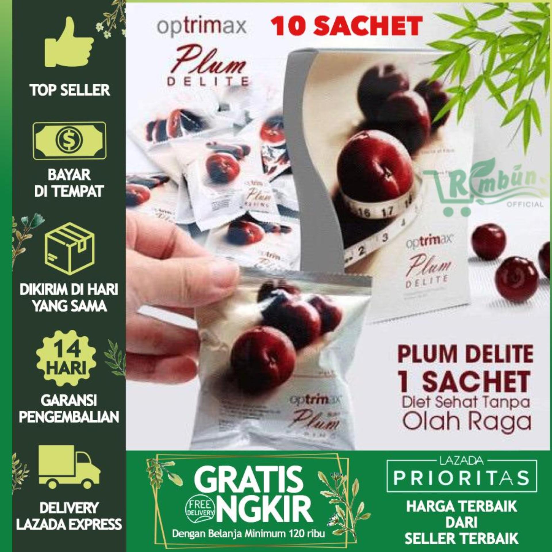 OPTRIMAX PLUM DELITE - OPTIMAX BUAH PLUM KERING DIET DETOX KURUS LANSING HERBAL ALAMI - 10 Pcs