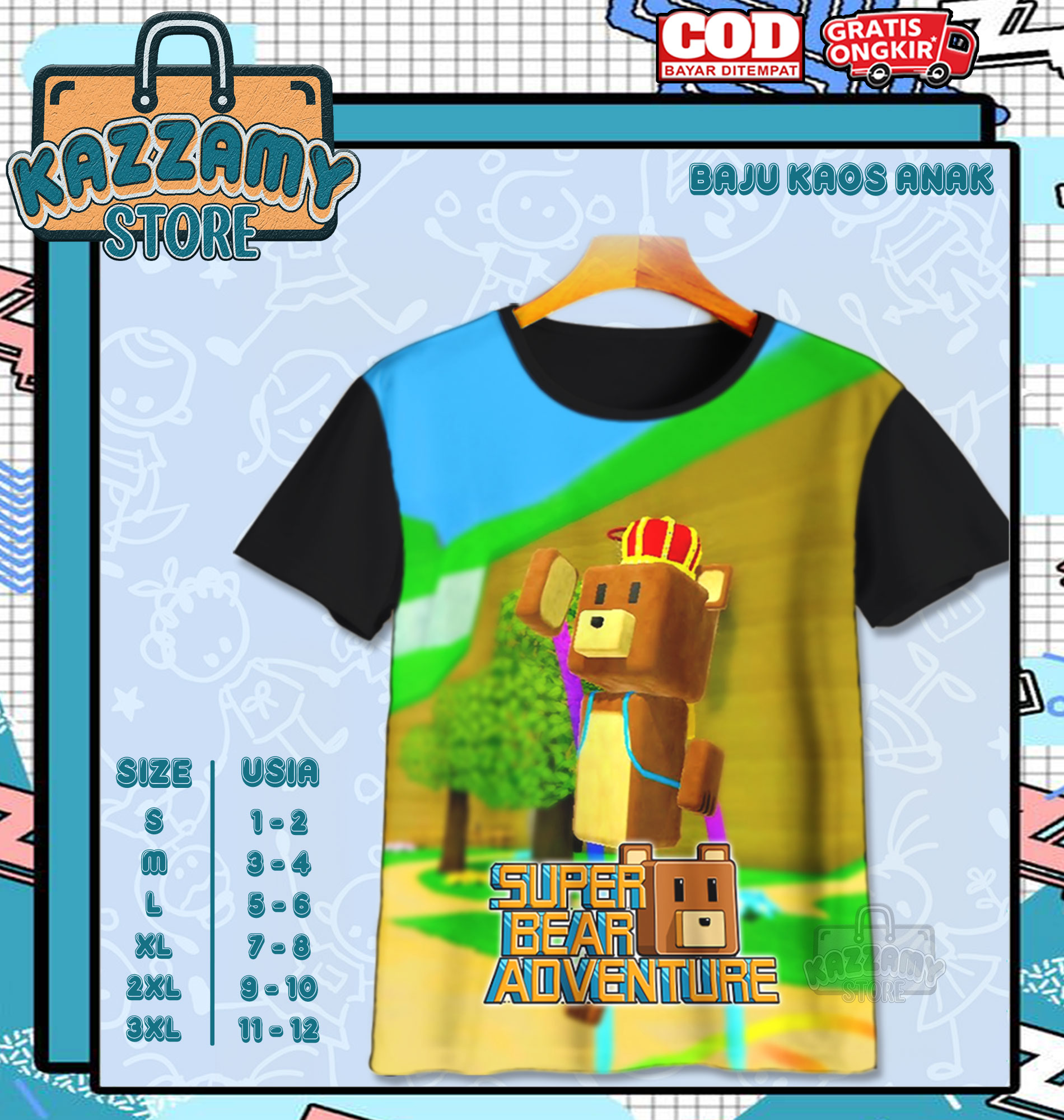 Super Bear Adventure Merch