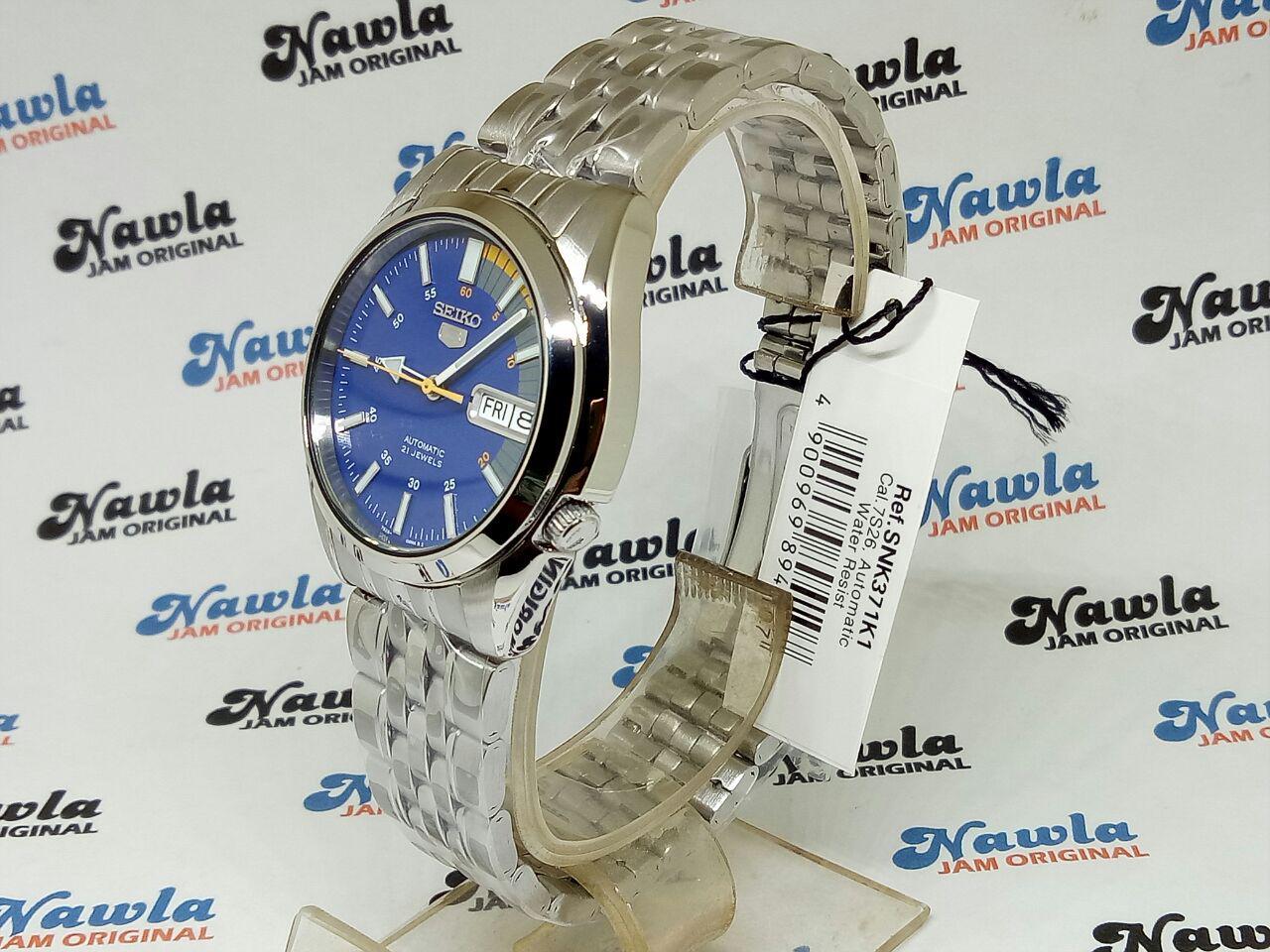 Seiko 5 SNK371K1 Automatic Blue Dial - Jam Tangan Pria SNK371 | Lazada  Indonesia