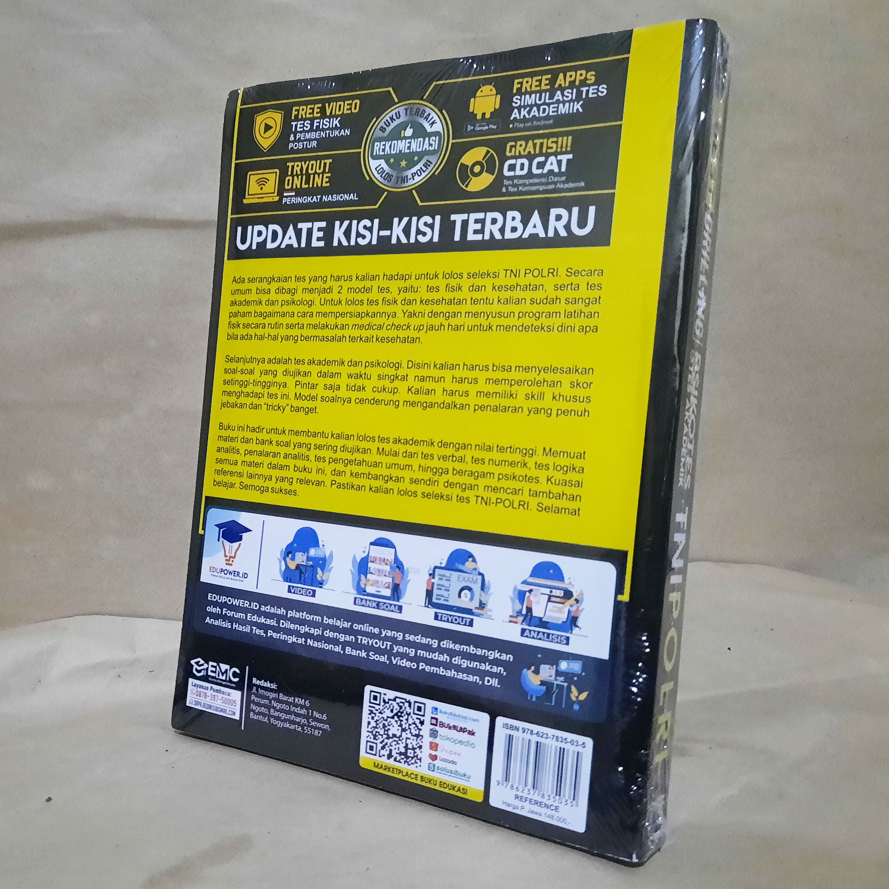 Buku Tes Tni Polri The Best Drilling Psikotes Tes Akademik Tni Polri 2021 2022 Cd Lazada Indonesia