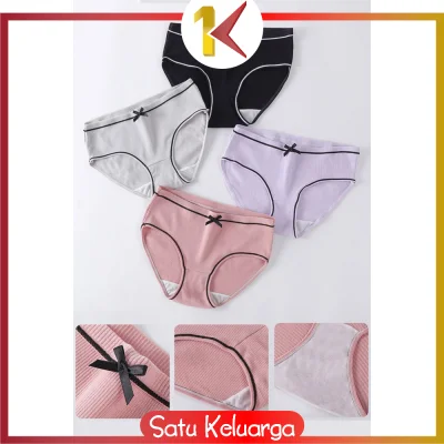SK-P61 Celana Dalam Wanita Polos List Pita CD Cewek Import / Underwear Wanita / Sempak Wanita Sexy