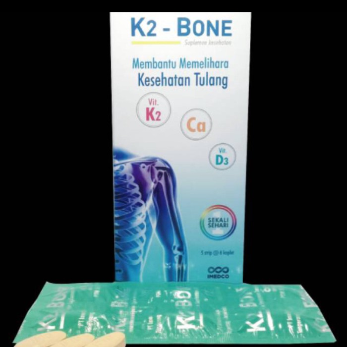 k2 bone (vit k2 kalsium vitamin d3) termurah (P8N8) vitamin d3