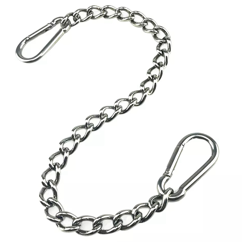 Hanging Chair Chain with 2 Carabiners, Heavy Duty Porch Swing Hammock