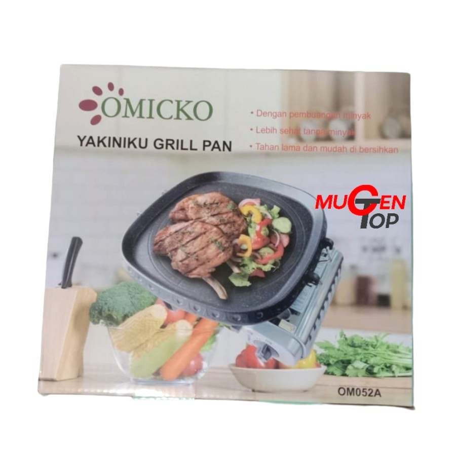 Bulgogi Pan / Yakiniku Grill Pan / Alat Panggang / BBQ Omicko OM052A