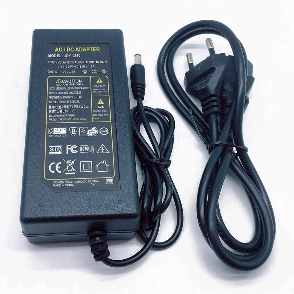 Adapter Universal AC DC 12V 5A Power Supply Adaptor Arus 5 Ampere ...