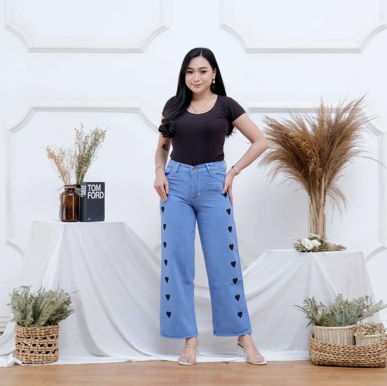 celana jeans import kulot jeans wanita 