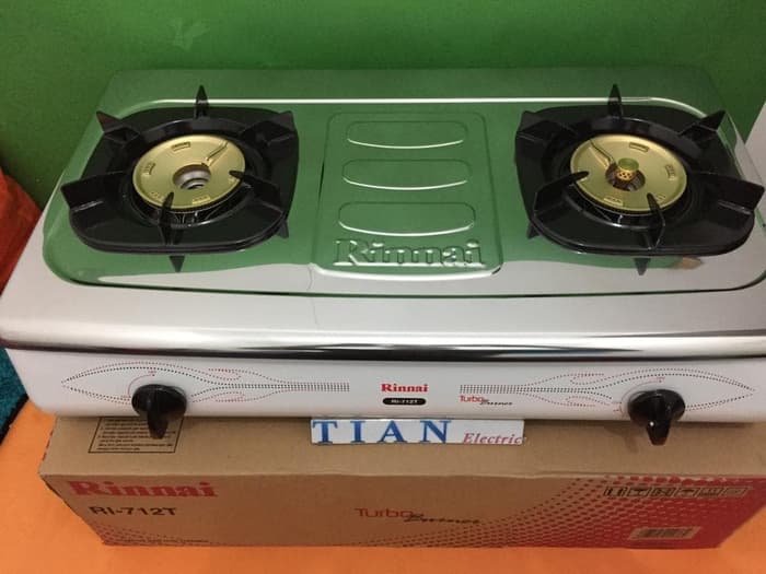 Rinnai Ri 712t Kompor Gas Dua Tungku Stainless Turbo Burner Lazada Indonesia