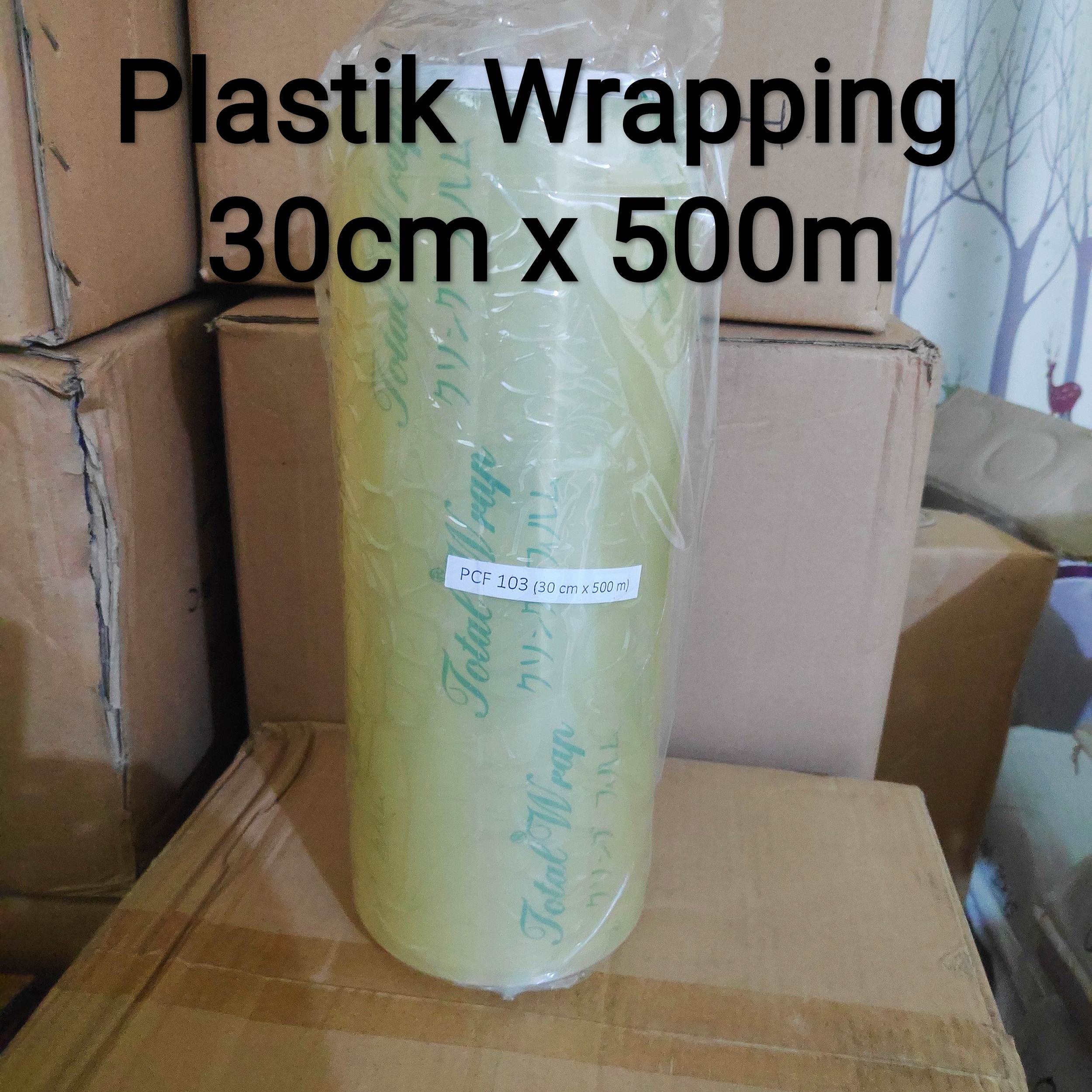 Plastik Wrapping Uk 30cm x 500 meter, Total Wrap, plastik wrap Lazada Indonesia