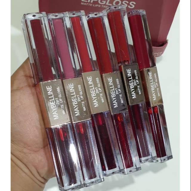 maybelline 2 in 1 matte lip gloss