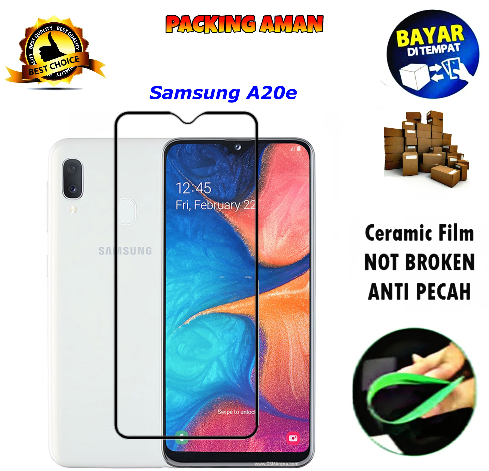Tempered Glass Ceramic Film Anti Gores Keramik for Samsung Galaxy