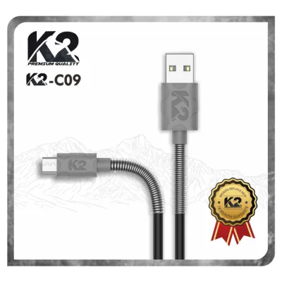 RGAKSESORIS Kabel Data SPRING K2-C09 K2 PREMIUM QUALITY MICRO USB / IPHONE / TYPE C Fast charging