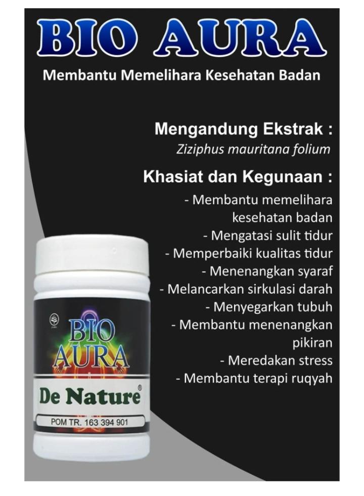 Obat Syaraf Ampuh Bio Aura De Nature Memulihkan Fungsi Syaraf Pembuka Aura Penenang Hati Depresi Herbal Bio Aura De Nature Lazada Indonesia