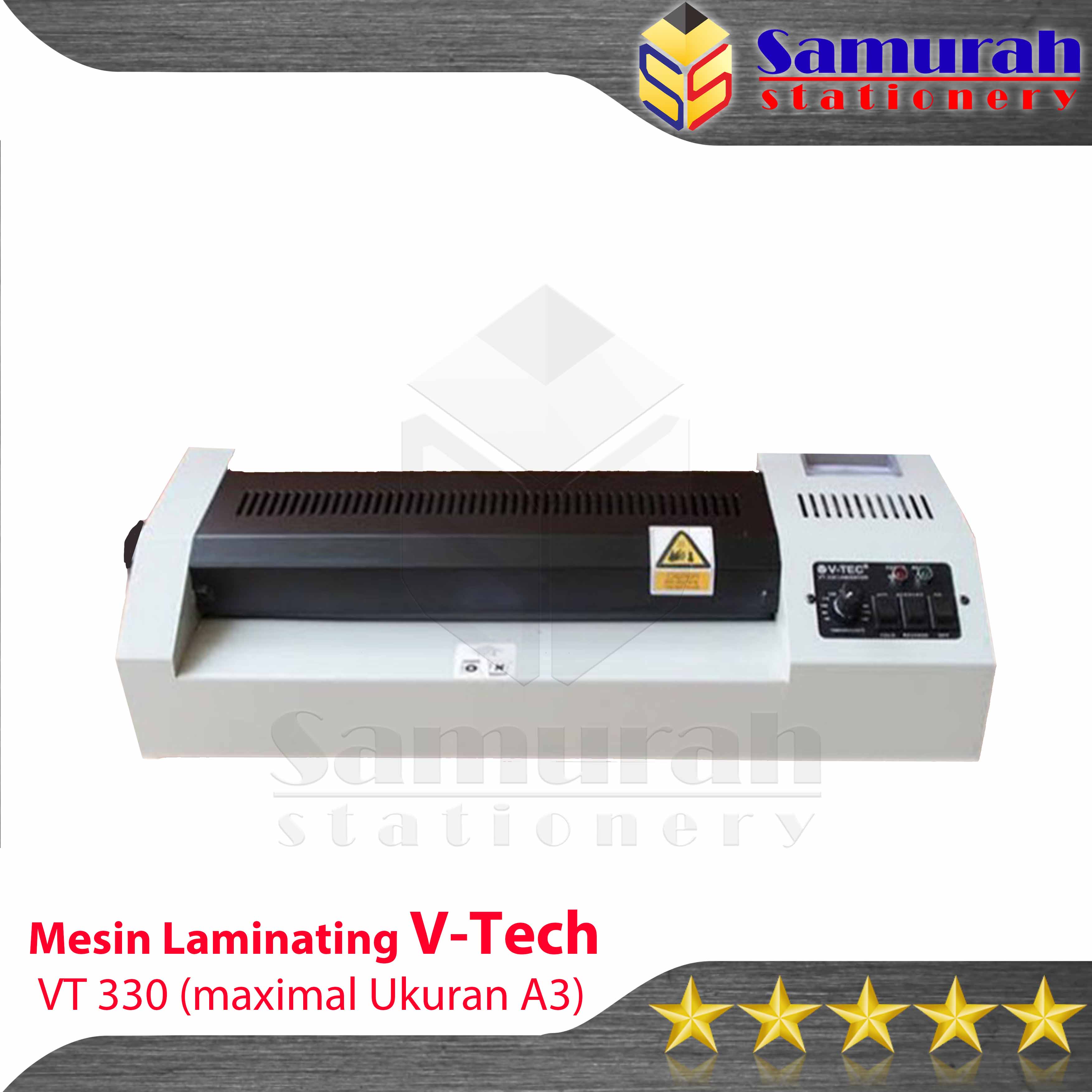 Mesin Laminating V tech A3 330 dingin dan panas / Laminator VTech