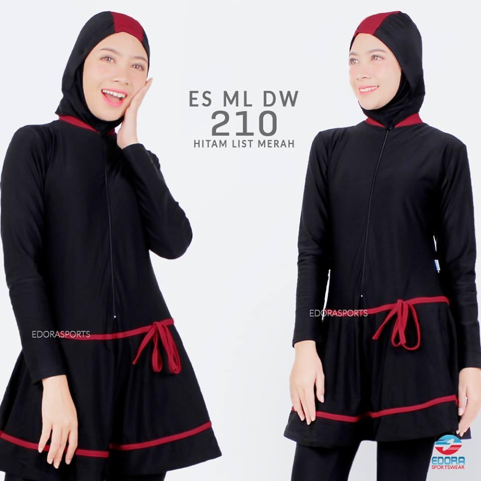 Edora Baju Renang Muslim dan Muslimah Wanita Dewasa ES ML DW