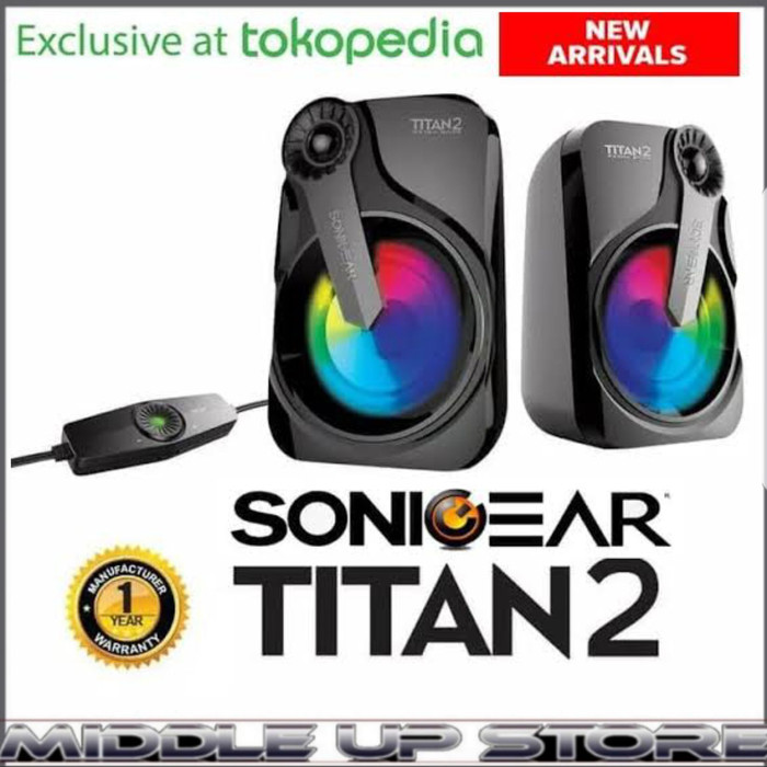 speaker sonicgear titan 2p