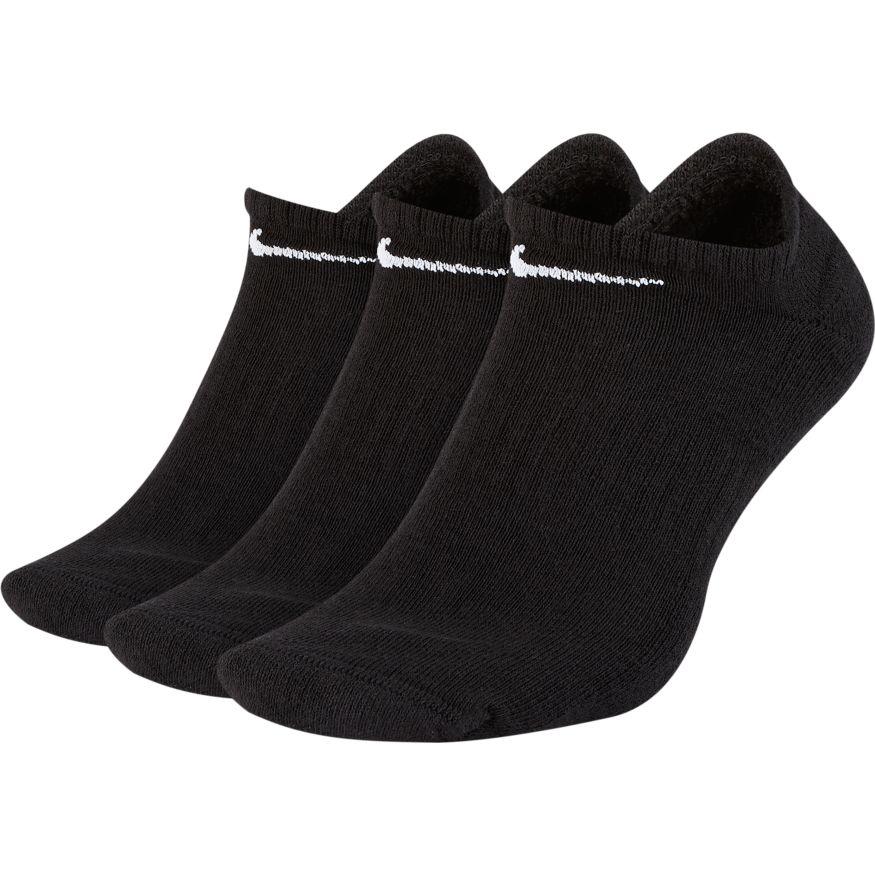 Nike - Everyday Cushion No-Show 3Pr Kaos Kaki Dewasa - Hitam