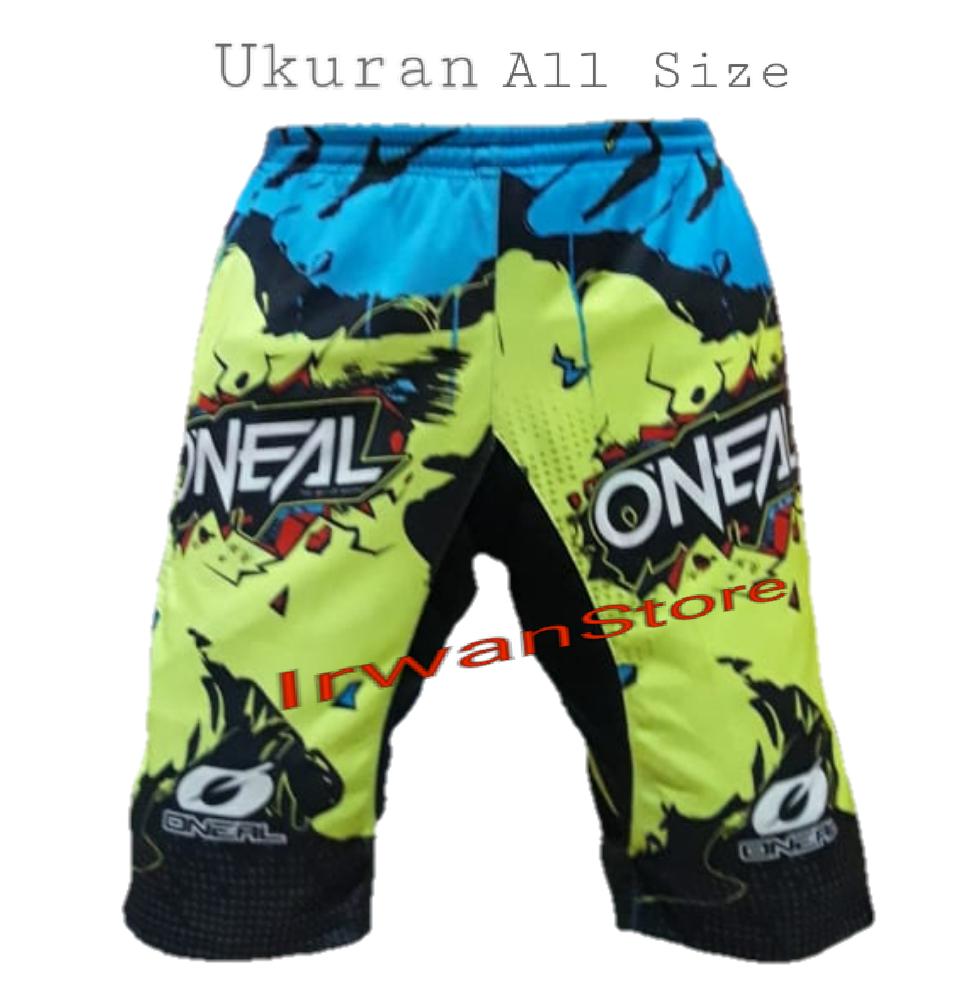 Celana Sepeda Pendek 8 Motif Non Padding XC Cross. Celana Sepeda Dewasa