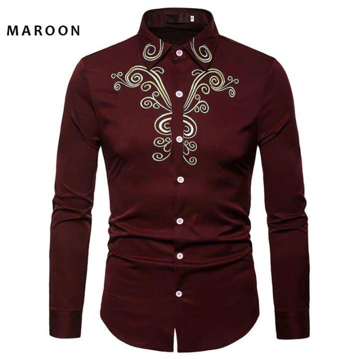 AZURE HEM ROBERT KEMEJA PRIA LENGAN PANJANG ATASAN PRIA