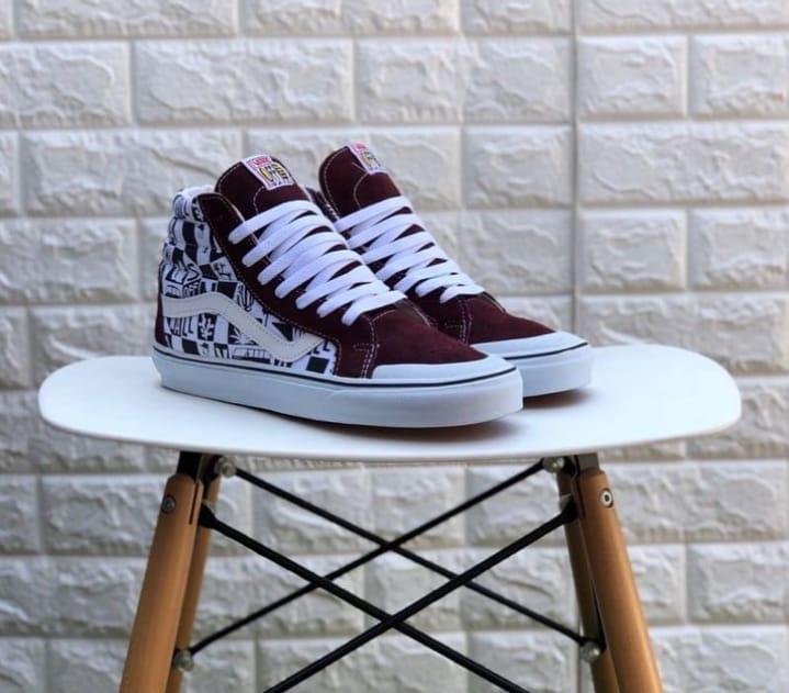 Jual Vans Sk8 Red Terbaru | Lazada.co.id